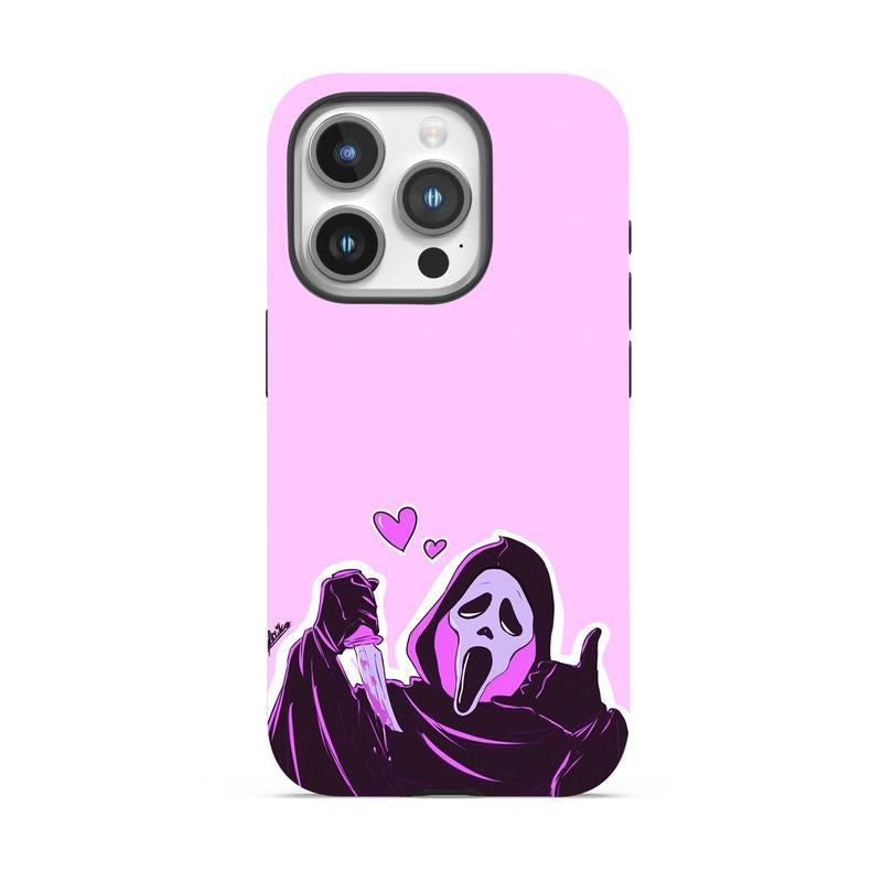 Scream Phone Case, Halloween Phone Case, Scary Movie Phone Case, Call Me Ghostface Design, Horror-Movie Phone Cover, Halloween Gift
