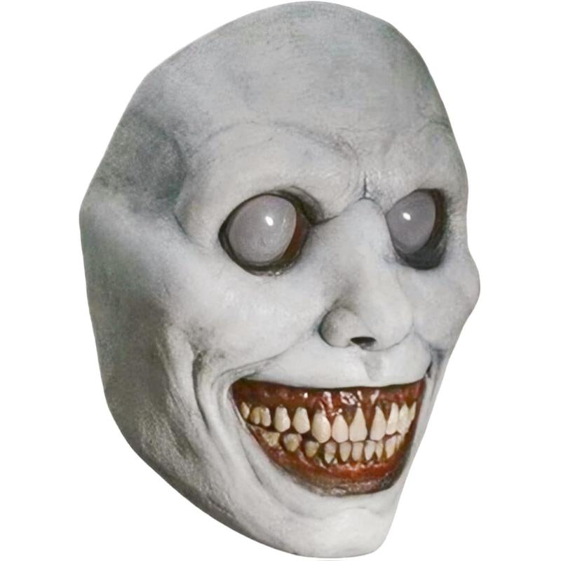 Scary Halloween Mask for Adults, Realistic and Durable Natural Latex Creepy Horror Mask for Cosplay