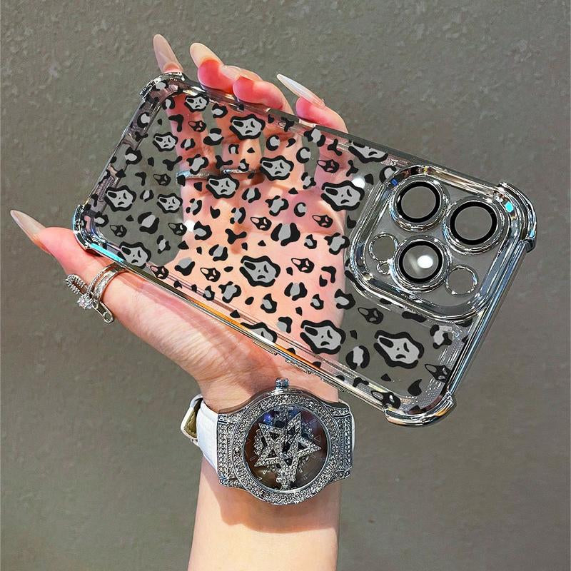 Scream Mask Mobile Phone Case, Designed with Spooky Faces and Wild Patterns, Suitable for Iphone 16, 15, 14, 13, 12 and 11 Pro Models, Made of TPU Material, and Provides Shockproof Protection. Perfect for Family, Friends, Children, Birthdays,Boyfriends, G