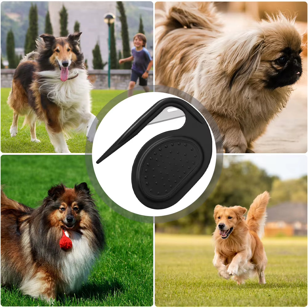 Dogs Effective Dematting Comb Pet Mat Splitter Effective Open Knot and Undercoat Comb Hair Clippers for Pet Grooming