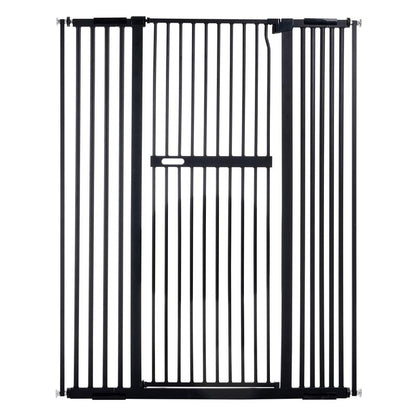 55.1" Extra Tall Pet Gate, 29.9-44.4" Wide Dog Gates for Doorways & Stairs, Metal Auto Close Cat Gate, Pressure Mounted Dog Gate, NO Tools Needed NO Drilling