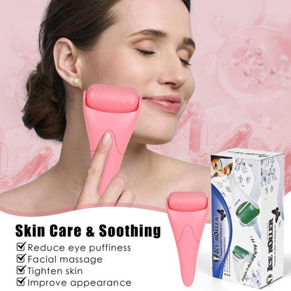 Ice Roller for Face Puffiness Relief, Ice Face Roller Skin Care, Face Ice Roller Facial Gift Smooth Soothing Comfort, Great Gift for Her