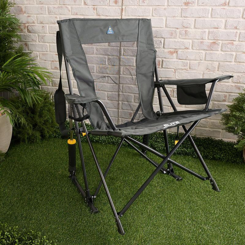 GCI Outdoor XL Elite Portable Rocking Chair with Pocket