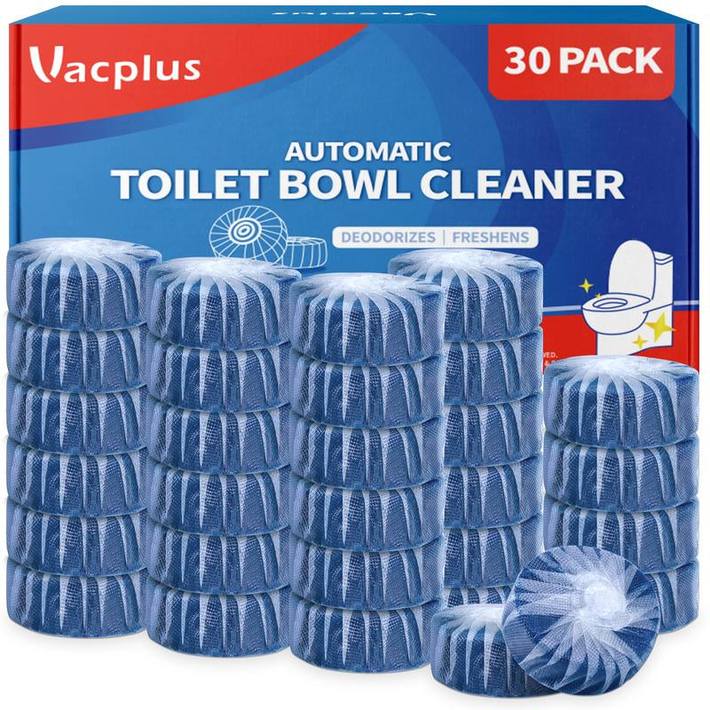 Vacplus Automatic Toilet Bowl Cleaner Tablets, Bathroom Toilet Tank Cleaner (12 -100PACK)