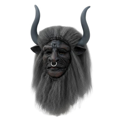 Realistic Halloween Horror Moving Mouth Mask – Full Head Scary Latex Mask for Adults | Costume Party Prop & Haunted House Decor Cosplay Ghostface