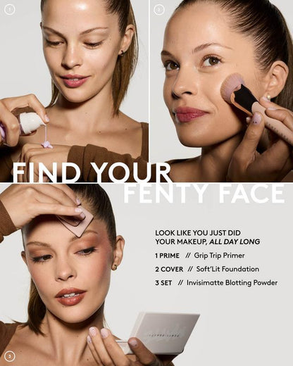 Fenty Beauty Prime + Set Essentials: Grip Trip Primer and Invisimatte Instant Setting + Blotting Powder