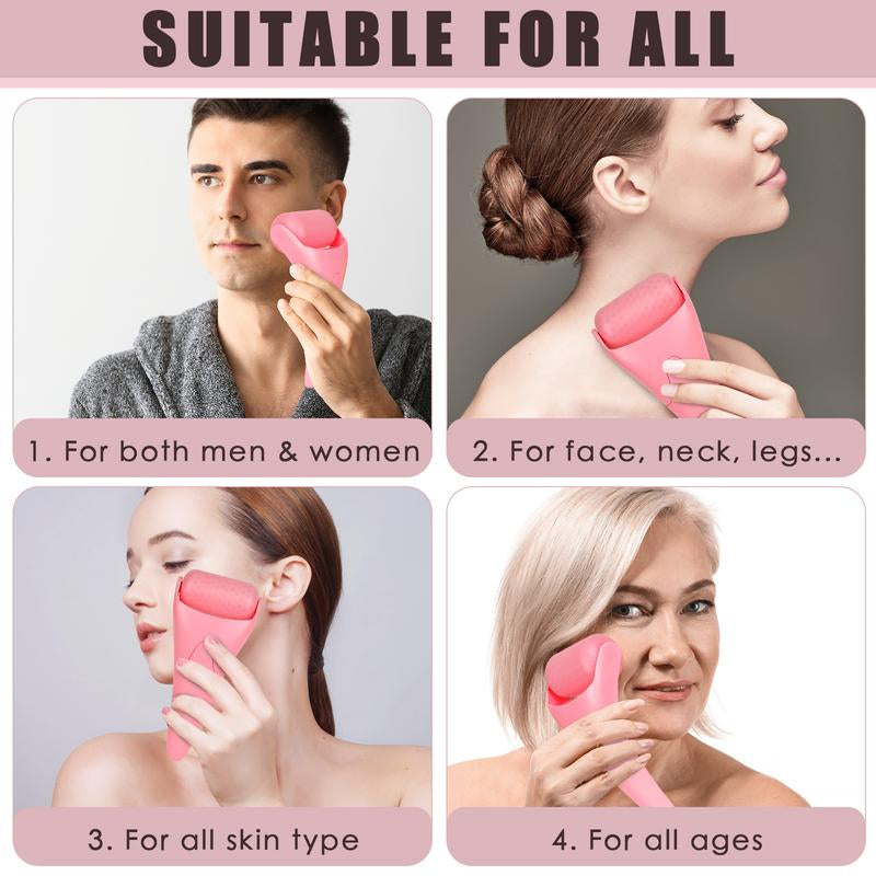 Ice Roller for Face Puffiness Relief, Ice Face Roller Skin Care, Face Ice Roller Facial Gift Smooth Soothing Comfort, Great Gift for Her