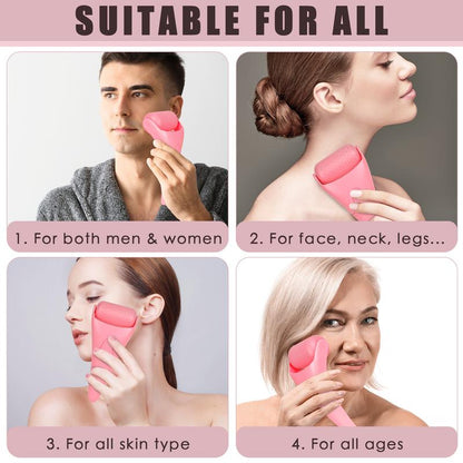 Ice Roller for Face Puffiness Relief, Ice Face Roller Skin Care, Face Ice Roller Facial Gift Smooth Soothing Comfort, Great Gift for Her