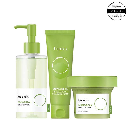 [Beplain Official]Skin Detox Trio for Filter Skin| Korea'S No.1 | Facial | Skin Repair | Cleanser | Korean Skincare | Foam| Clay Mask | Glow Kit | Special Porecare
