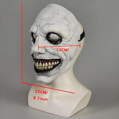 Scary Halloween Mask for Adults, Realistic and Durable Natural Latex Creepy Horror Mask for Cosplay