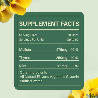 MYMYDE Thyme and Mint Extracts for Lung Detoxification and Oral Air Freshening, Herbal Diffusion Pen Relaxation Stick Solution