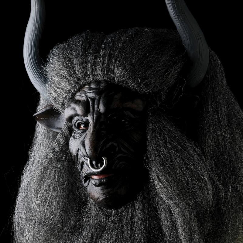 Realistic Halloween Horror Moving Mouth Mask – Full Head Scary Latex Mask for Adults | Costume Party Prop & Haunted House Decor Cosplay Ghostface