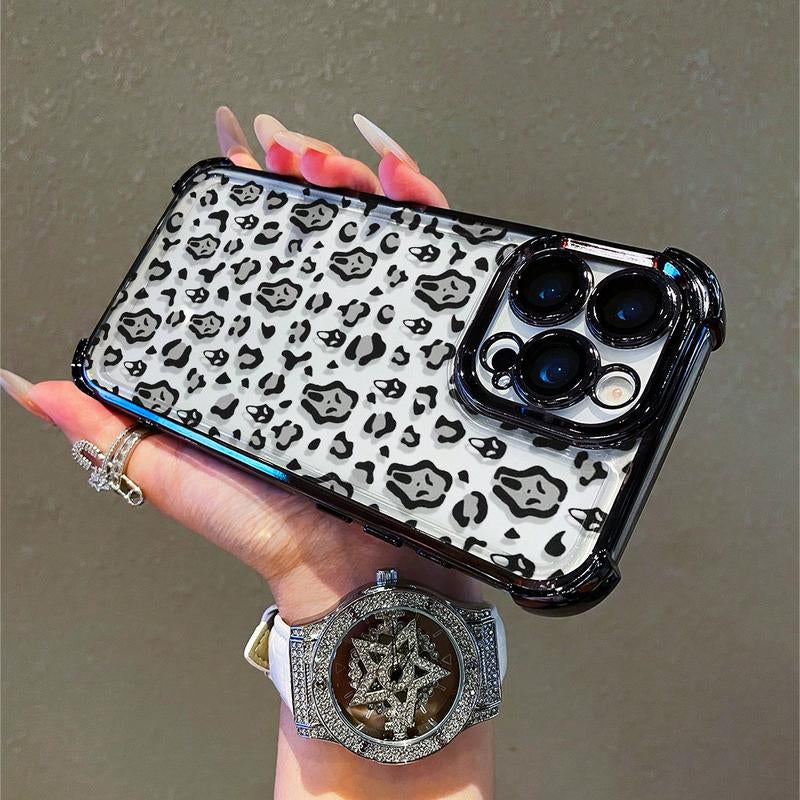 Scream Mask Mobile Phone Case, Designed with Spooky Faces and Wild Patterns, Suitable for Iphone 16, 15, 14, 13, 12 and 11 Pro Models, Made of TPU Material, and Provides Shockproof Protection. Perfect for Family, Friends, Children, Birthdays,Boyfriends, G