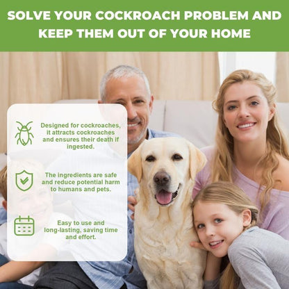 Moonspry Roach Repellent, Domestic Dormitory Kitchen Powerful Cleaning Cockroach Exterminator Cockroach Gel Bait Pest Control Kit Rodent Repellent Pouches for Indoor & Outdoor Multi-Surface Microfiber Floor Mop Roach Killer Indoor Infestation