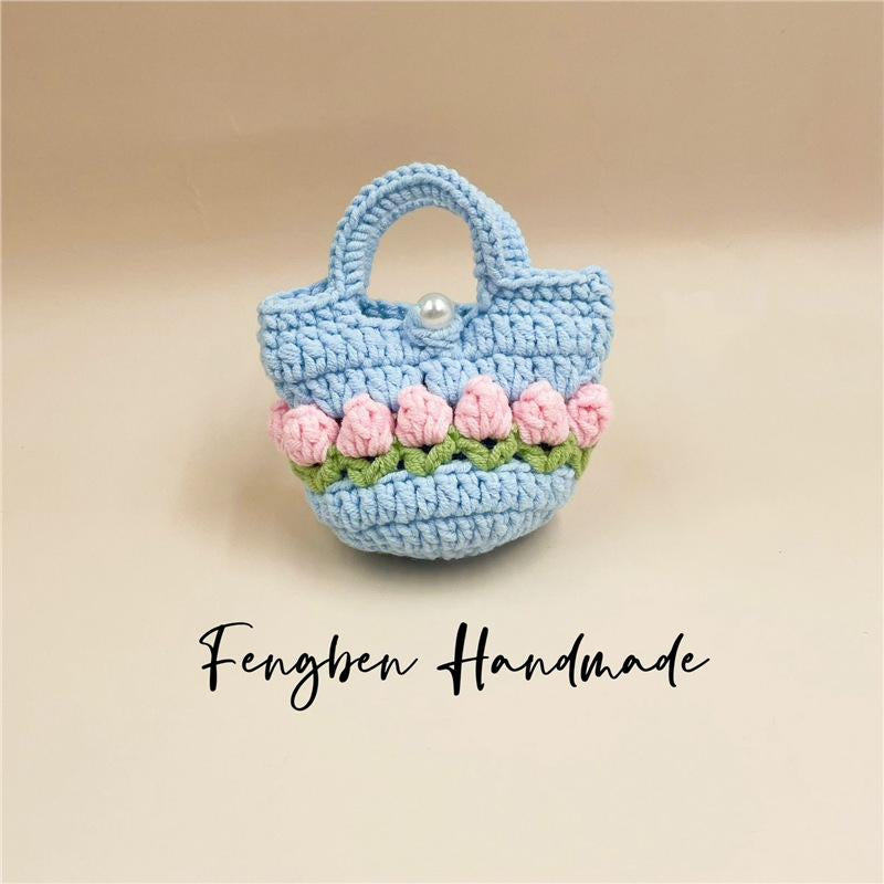 Halloween 2025,Decor,Crochet,Ghost Pumpkin Rearview Mirror Charm,Hanging Car Charm, Handmade Halloween Ornament, Amigurumi Spooky Cute Décor, Durable Yarn, Easy to Hang, Fits Car Mirror Doors Walls Trees, Multi, Holiday