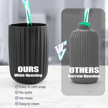 Blancel Automatic Soap Dispenser Touchless Auto Hand Dish Soap Dispenser Hands Free Electric Soap Dispenser Rechargeable for Kitchen Bathroom