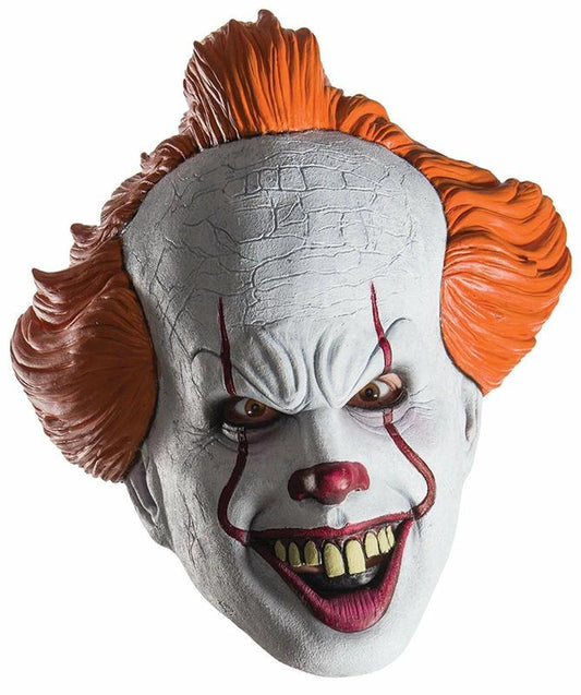 It Mask Pennywise Scary Clown Halloween Masks for Adult Men Women Horror Full Face Cosplay Costume Party Prop Halloween Festival Mask Halloween Festival Adjustable