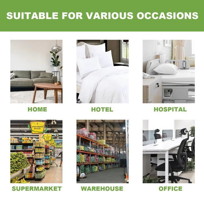 Moonspry Roach Repellent, Domestic Dormitory Kitchen Powerful Cleaning Cockroach Exterminator Cockroach Gel Bait Pest Control Kit Rodent Repellent Pouches for Indoor & Outdoor Multi-Surface Microfiber Floor Mop Roach Killer Indoor Infestation