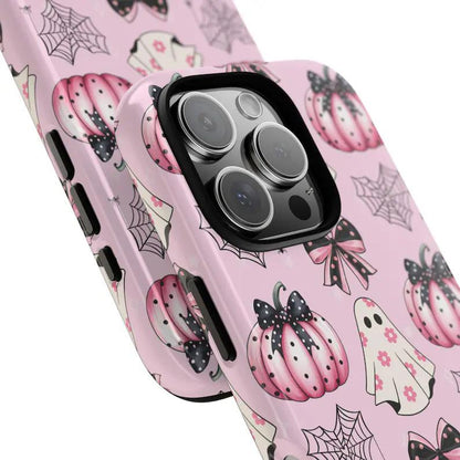 Spooky Coquette Iphone Case, Halloween Samsung Phone Case, Ghost Phone Case, Halloween Lover Gift, Coquette Case for Iphone, Bow Phone Case