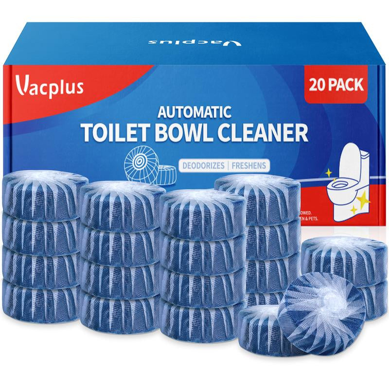 Vacplus Automatic Toilet Bowl Cleaner Tablets, Bathroom Toilet Tank Cleaner (12 -100PACK)