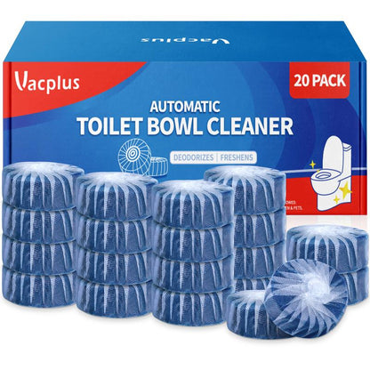 Vacplus Automatic Toilet Bowl Cleaner Tablets, Bathroom Toilet Tank Cleaner (12 -100PACK)